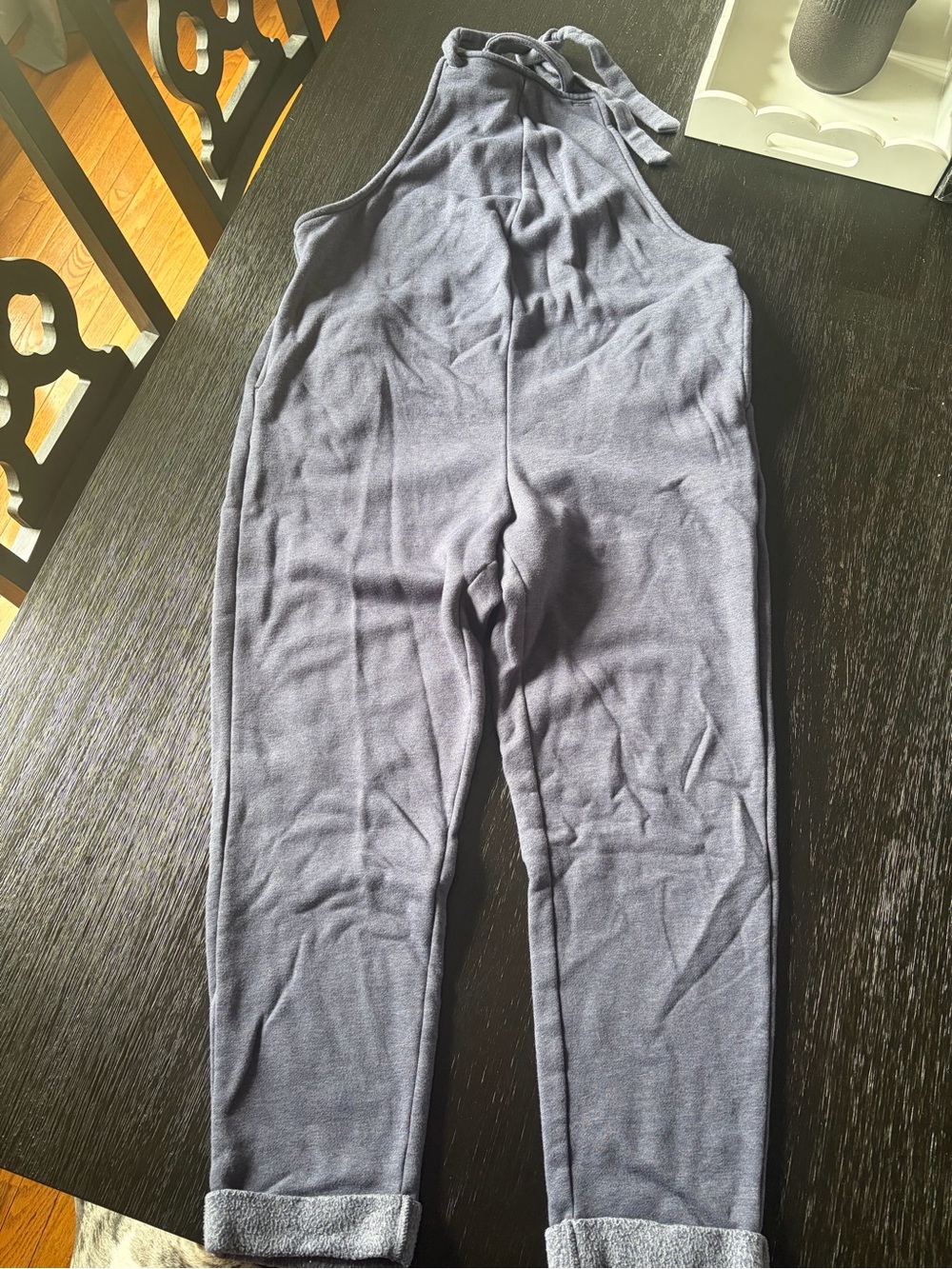 Old Navy Maternity Jumpsuit in Heather Blue-Gray (Like NEW)
